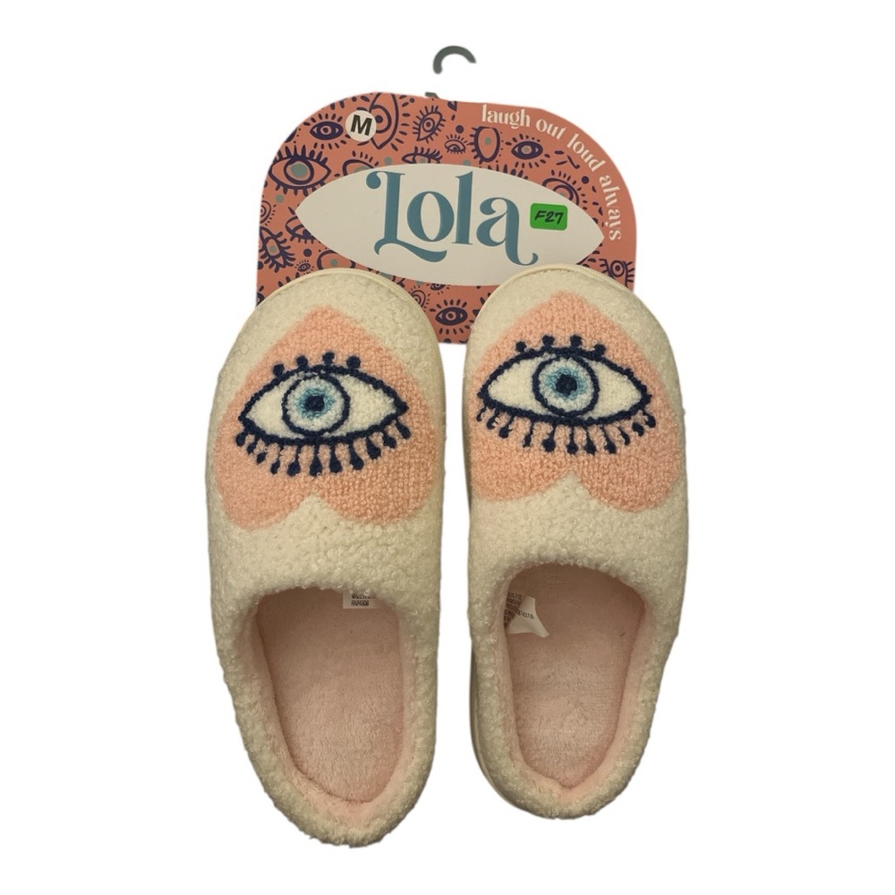 F027: [6.5, 7, 7.5] Evil Eye - Slippers